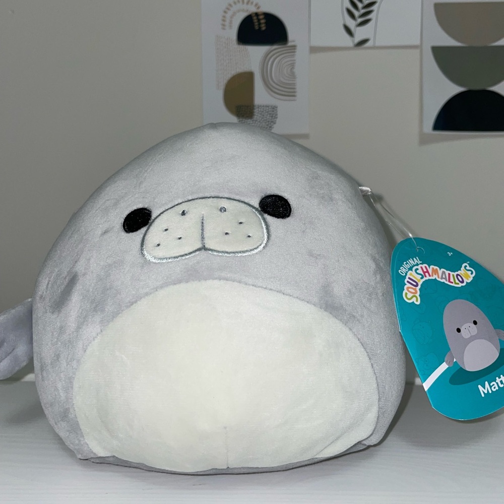 Manatee Matt Squishmallow